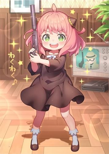 ZYHDK 1500 Stück Puzzle - Bilder - Gifts - Bunt Puzzle - Japanese Animes Familys Fun Poster - Lernspielzeug Für Kinder - Gedächtnis- Und Wahrnehmungs Spiele - Xw36Zk von ZYHDK