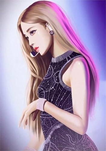 ZYHDK 1500 Stück Puzzle - Bunt Puzzle - Bilder - Gifts - Korea Group Band Blackpinks Rosé Art Poster - Adults Stress Reduction Games - Xw176Zk von ZYHDK