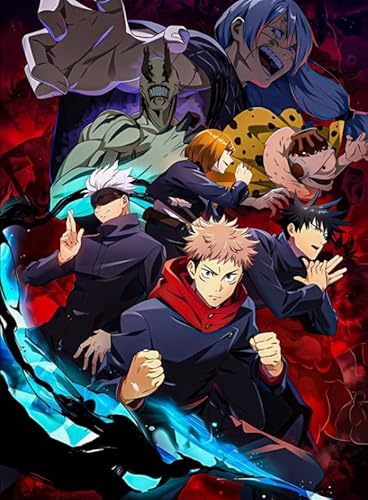 ZYHDK Bunt Irregular Puzzle - Schwieriges Puzzle - 2000 Stück - Japanese Animes Jujutsus Itadori Yuji Posters - Personalisiertes Kinderspielzeug Für Erwachsene，Wall Art Gifts - Hz80Zt von ZYHDK