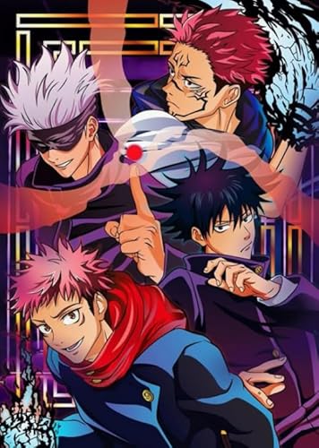 ZYHDK Bunt Irregular Puzzle - Schwieriges Puzzle - 2000 Stück - Japanese Animes Jujutsus Itadori Yuji Posters - Personalisiertes Kinderspielzeug Für Erwachsene，Wall Art Gifts - Hz81Zt von ZYHDK