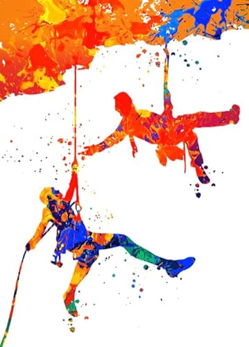ZYHDK Bunt Puzzle - 1500 Stück - Bilder - Gifts - Climbings Sports Art Poster - Spiele Zur Stressreduzierung Für Die Ganze Familie - Memory Cognition Toys,Xz109Wp von ZYHDK