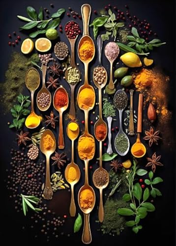 ZYHDK Colourful ， Irregular Puzzle ，1500 Stück ，Seasonings Poster ，Personalisiertes Challenge-Spielzeug Für Erwachsene ，Familienspaß-Heraus for Derungs Spielzeug - Kz388Dw von ZYHDK