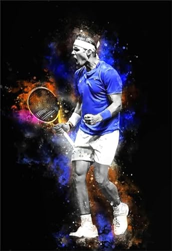 ZYHDK Colourful ， Irregular Puzzle ，1500 Stück ，Tennis Player Poster ，Personalisiertes Challenge-Spielzeug Für Erwachsene ，Familienspaß-Heraus for Derungs Spielzeug - Kz376Dw von ZYHDK