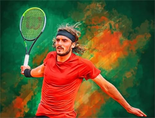 ZYHDK Colourful ， Irregular Puzzle ，1500 Stück ，Tennis Player Poster ，Personalisiertes Challenge-Spielzeug Für Erwachsene ，Familienspaß-Heraus for Derungs Spielzeug - Kz378Dw von ZYHDK