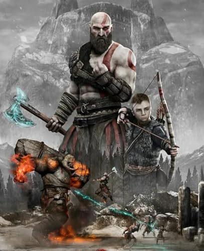 ZYHDK Puzzle 1000 Stück ，Kratoss Game Puzzle Posters ，Lustige Gedächtnis- Und Wahrnehmungs Spiele ，Stressabbau-Spielzeug Für Die Familie Xd18Yk von ZYHDK