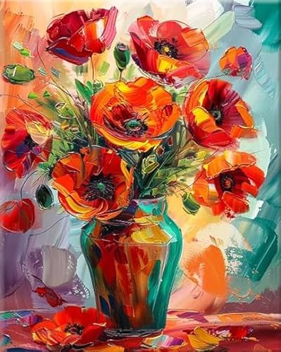 ZYHDK Puzzle 1000 Stück - Unregelmäßiges Kunst Puzzle - Graffiti Flowers Painting - Elderly Fun Toy - Familien-Lernspiel Zum Gedächtnis - Jz34Ap von ZYHDK