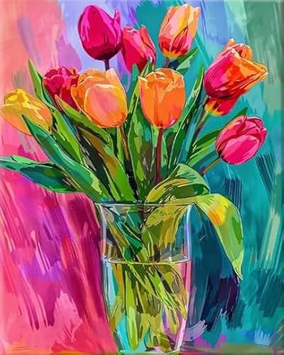 ZYHDK Puzzle 1000 Stück - Unregelmäßiges Kunst Puzzle - Graffiti Flowers Painting - Elderly Fun Toy - Familien-Lernspiel Zum Gedächtnis - Jz37Ap von ZYHDK