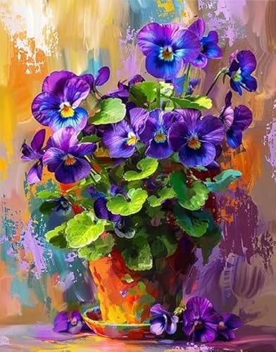 ZYHDK Puzzle 1000 Stück - Unregelmäßiges Kunst Puzzle - Graffiti Flowers Painting - Elderly Fun Toy - Familien-Lernspiel Zum Gedächtnis - Jz40Ap von ZYHDK