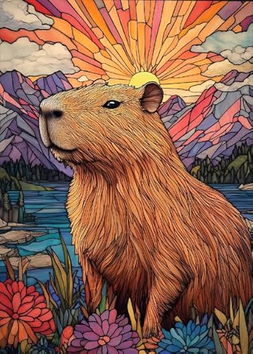 ZYHDK Puzzle 1500 Stück ,Bunt Puzzle ,Bilder ,Gifts ,Cute Capybaras Art Painting ,Für Lernspielzeug Für Kinder ,Gedächtnis- Und Wahrnehmungs Spiele, Wx222Zk ZYHDK Puzzle 1500 Stück ,Bunt Puzzle ,Bilder ,Gifts ,Cute Capybaras Art Painting ,Für Lernspielzeug Für Kinder ,Gedächtnis- Und Wahrnehmungs Spiele, Wx222Zk von ZYHDK