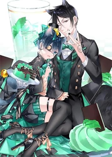 ZYHDK Puzzle 1500 Stück ，Bunt Puzzles ，Bilder ，Japanese Animes Black Brinas Palencia Poster ，Personalisiertes Spielzeug Für Erwachsene Für Kinder - Xw63Zk von ZYHDK