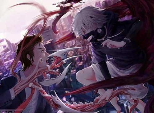 ZYHDK Puzzle 1500 Stück ，Difficult Puzzle ，Gifts ，Bilder ，Classic Japanese Animes Tokyos Ghouls ，Für Heraus Für Derungs Spiel Für Kinders ，Dekompres Sions Spielzeug Für Erwachsene - Yw101Kj von ZYHDK