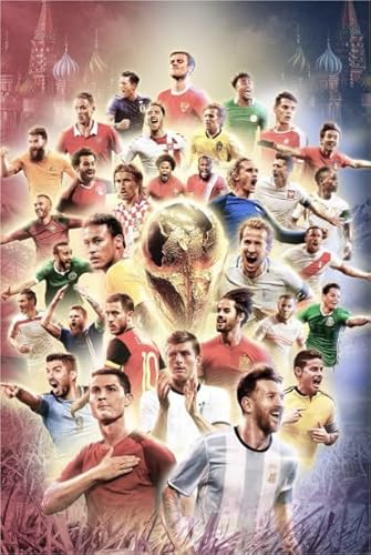 ZYHDK Puzzle 1500 Stück ,Difficult Puzzle ,Gifts ,Bilder ,Football Players Art Poster ,for Personalisiertes Challenge-Spielzeug Für Erwachsene,Qz93Ax ZYHDK Puzzle 1500 Stück ,Difficult Puzzle ,Gifts ,Bilder ,Football Players Art Poster ,for Personalisiertes Challenge-Spielzeug Für Erwachsene,Qz93Ax von ZYHDK