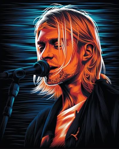 ZYHDK Puzzle 1500 Stück ，Difficult Puzzle ，Gifts ，Bilder ，Singers Cobains Poster ，Spiele Zur Stressreduzierung Für Die Ganze Familie ，Heraus Für Derungs Spielzeug Für Erwachsene - Yw129Kj von ZYHDK