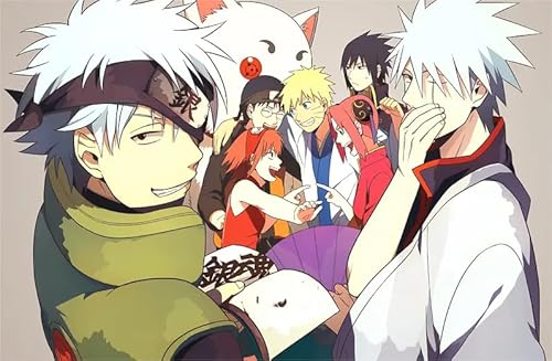 ZYHDK Puzzle 1500 Stück ，Irregular Puzzle ，Bilder ，Gifts ，Gintama Japanese Animes Poster ，Für Heraus Für Derungs Spiel Für Kinders ，Dekompres Sions Spielzeug Für Erwachsene - Yw10Kj von ZYHDK