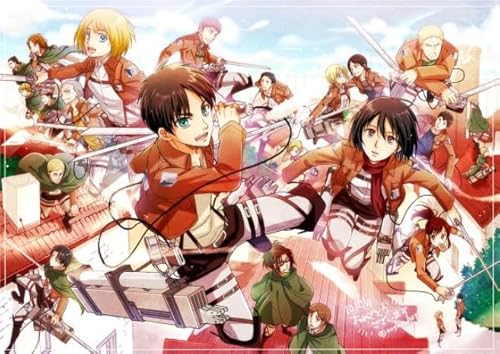 ZYHDK Puzzle 1500 Stück - Bilder - Bunt Puzzle - Japanese Animes Attacks On Titanss - Lernspielzeug Für Kinder - Gedächtnis- Und Wahrnehmungs Spiele - Xw49Zk von ZYHDK
