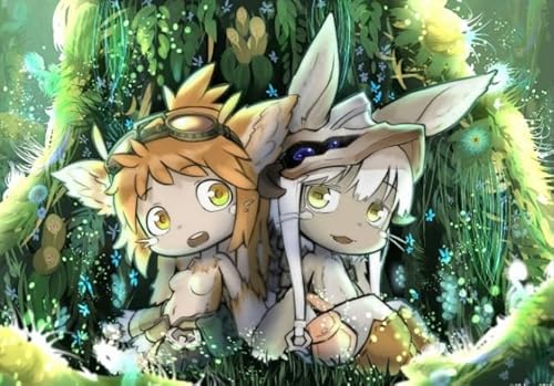 ZYHDK Puzzle 1500 Stück - Bilder - Gifts - Bunt Puzzle - Japanese Animes Made In Abysss Art Poster - Personalisiertes Spielzeug Für Erwachsene Für Kinder - Xw21Zk von ZYHDK