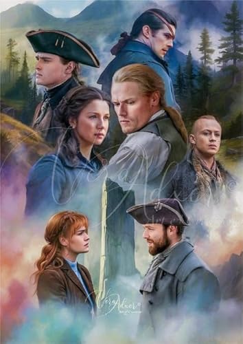 ZYHDK Puzzle 1500 Stück - Bilder - Gifts - Irregular Puzzle - Classic Film Outlanders Art Poster - Familienspaß Schwierige Herausforderung Spielzeug - Xw32Zk von ZYHDK