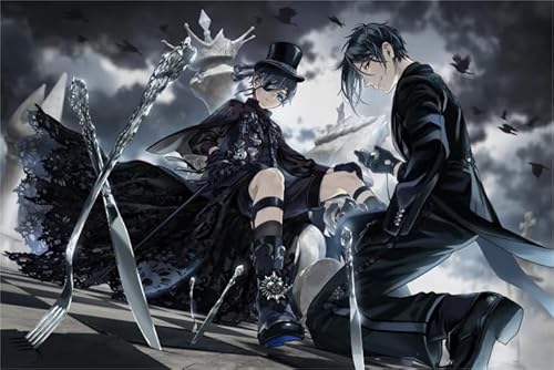 ZYHDK Puzzle 1500 Stück - Bunt Puzzle - Bilder - Gifts - Black Brinas Palencia Japanese Animes Poster - for Personalisiertes Puzzlespielzeug Für Erwachsene,Qz15Ax ZYHDK Puzzle 1500 Stück - Bunt Puzzle - Bilder - Gifts - Black Brinas Palencia Japanese Animes Poster - for Personalisiertes Puzzlespielzeug Für Erwachsene,Qz15Ax von ZYHDK