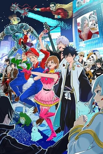 ZYHDK Puzzle 1500 Stück - Bunt Puzzle - Bilder - Gifts - Classic Japanese Animes Jujutsus Poster - Lernspielzeug Für Kinder - Gedächtnis- Und Wahrnehmungs Spiele - Xw121Zk von ZYHDK