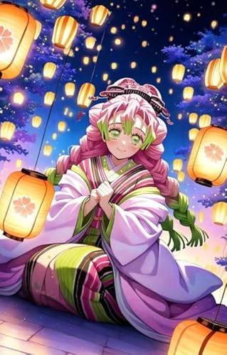 ZYHDK Puzzle 1500 Stück - Bunt Puzzle - Bilder - Gifts - Demons Kanroji Mitsuri Japanese Animes Poster - Heraus Für Derungs Spiel Für Kinders - Dekompres Sions Spielzeug Für Erwachsene - Yw169Kj von ZYHDK