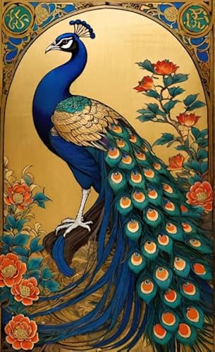 ZYHDK Puzzle 1500 Stück - Poster - Bunt - Difficult Puzzle - Japanese Style Peacockss Painting - Elderly Gedächtnis-Erkennungs Spiel - Kz117Dw ZYHDK Puzzle 1500 Stück - Poster - Bunt - Difficult Puzzle - Japanese Style Peacockss Painting - Elderly Gedächtnis-Erkennungs Spiel - Kz117Dw von ZYHDK