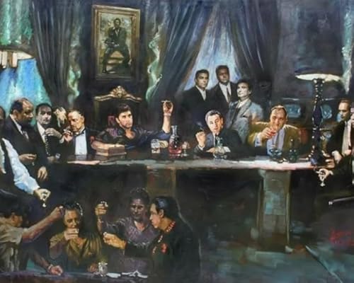 ZYHDK Puzzle 2000 Stück - Bunt Irregular Puzzle - Gangsters Film Posters - Herausforderungs Spielzeug Für Die Ganze Familie - Memory-Spiel Für Senioren - Wall Art Gifts - Hz173Zt von ZYHDK