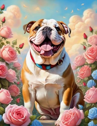 ZYHDK Puzzle 2000 Stück - Schwieriges Puzzle - Bunt - Abstract Bulldogs Dog Posters - Herausforderungs Spielzeug Für Die Ganze Familie - Memory-Spiel Für Senioren - Wall Art Gifts - Hz104Zt von ZYHDK