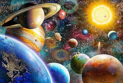 ZYHDK Puzzles 1000 Stück ，Bunt Kunst Puzzle ，Universes Galaxys Posters ，Gedächtnis Spiele Für Senioren ，Gedächtnis Spiele Für Erwachsene Xd230Yk von ZYHDK