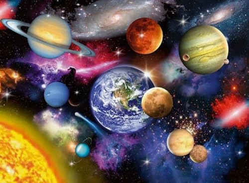 ZYHDK Puzzles 1000 Stück ，Bunt Kunst Puzzle ，Universes Galaxys Posters ，Gedächtnis Spiele Für Senioren ，Gedächtnis Spiele Für Erwachsene Xd231Yk von ZYHDK