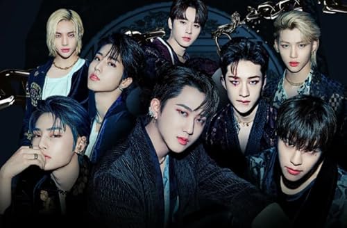 ZYHDK Puzzles 1000 Stück ，Difficult Puzzle ，Korea Group Band Strays Kids Posters ，Herausforderungs Spielzeug Für Die Ganze Familie ，Wall Art Gifts Xd111Yk von ZYHDK