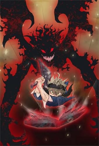 ZYHDK Puzzles 1000 Stück ，Kunst Puzzle ，Animes Japanese Black Animes Cloverss Posters,Lernspielzeug Für Kinder,Spaß-Herausforderungs Spielzeug Für Erwachsene,Zw226Yt von ZYHDK