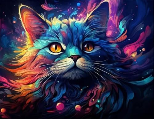 ZYHDK Puzzles 1000 Stück - Bunt Puzzle - Abstract Cat Posters - Gedächtnis Spiele Für Erwachsene - Spielzeug Zum Stressabbau Für Die Ganze Familie - Jz279Ap von ZYHDK