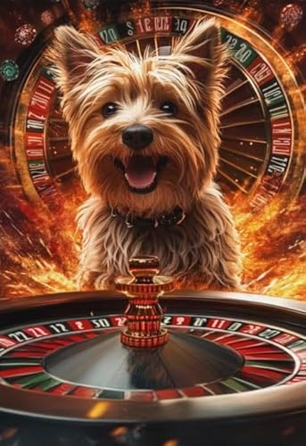 ZYHDK Puzzles 1500 Stück, Gifts, Yorkshike Terriers Oil Painting, Stressabbau-Spiel Für Erwachsene, Kunstbild, Spiele Zur Stressreduzierung Für Die Ganze Familie, Dh54Sz von ZYHDK