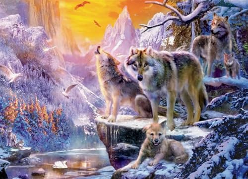 ZYHDK Puzzles 2000 Stück - Irregular Art Puzzle - Animal Wolfs Painting - Gedächtnis Spiele Für Erwachsene - Spielzeug Zum Stressabbau Für Die Ganze Familie Gifts - Hz180Zt ZYHDK Puzzles 2000 Stück - Irregular Art Puzzle - Animal Wolfs Painting - Gedächtnis Spiele Für Erwachsene - Spielzeug Zum Stressabbau Für Die Ganze Familie Gifts - Hz180Zt von ZYHDK