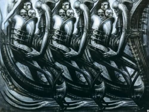 ZYHDK Unregelmäßiges Kunst Puzzle ，1000 Stück ，H.R.Giger Painting Posters ，Spiele Zur Stressreduzierung Für Die Ganze Familie,Puzzle-Herausforderungs Spiel Für Erwachsene,Zw09Yt von ZYHDK