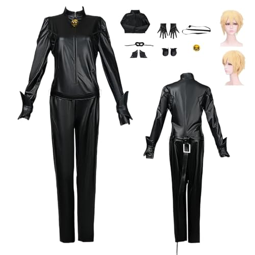 Anime Miraculous Ladybug Cosplay Uniform Ladybug and Cat Noir Adrien Cosplay Kostüm Vollständiges Set – Halloween Party und Anime Konventionen Vollständiges Set Outfit Erwachsene Anime Miraculous Ladybug Cosplay Uniform Ladybug and Cat Noir Adrien Cosplay Kostüm Vollständiges Set – Halloween Party und Anime Konventionen Vollständiges Set Outfit Erwachsene von ZYJKGL