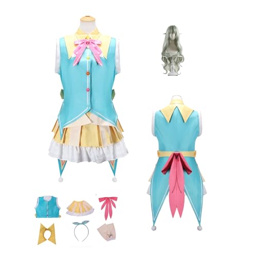 Cosplay Uniform Anime Colorf'ulStage Nene Kusanagi Kamishiro Cosplay Kostüm Vollständiges Set mit Perücke – Halloween Party und Anime Konventionen Vollständiges Set Outfit für Frauen Erwachsene von ZYJKGL