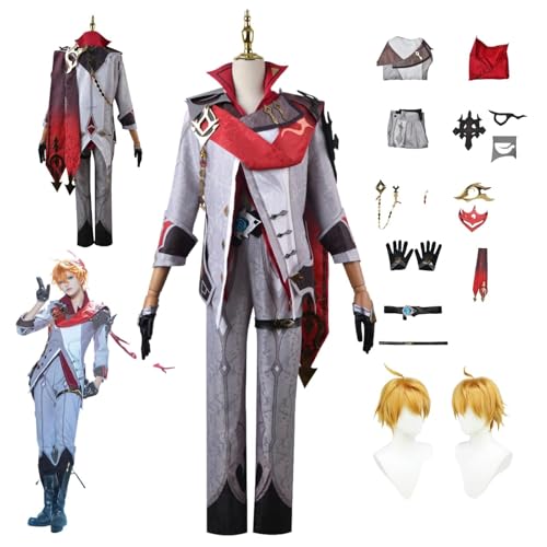 ZYJKGL Anime Genshin Impact Cosplay Uniform Ajax Cosplay Kostüm Vollständiges Set – Halloween Party und Anime Konventionen Vollständiges Set Outfit Erwachsene ZYJKGL Anime Genshin Impact Cosplay Uniform Ajax Cosplay Kostüm Vollständiges Set – Halloween Party und Anime Konventionen Vollständiges Set Outfit Erwachsene von ZYJKGL
