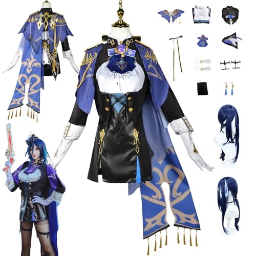 ZYJKGL Anime Genshin Impact Cosplay Uniform Clorinde Cosplay Kostüm Vollständiges Set – Halloween Party und Anime Konventionen Vollständiges Set Outfit Erwachsene ZYJKGL Anime Genshin Impact Cosplay Uniform Clorinde Cosplay Kostüm Vollständiges Set – Halloween Party und Anime Konventionen Vollständiges Set Outfit Erwachsene von ZYJKGL