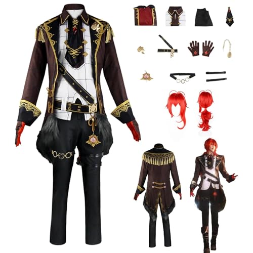 ZYJKGL Anime Genshin Impact Cosplay Uniform Diluc Cosplay Kostüm Vollständiges Set – Halloween Party und Anime Konventionen Vollständiges Set Outfit Erwachsene ZYJKGL Anime Genshin Impact Cosplay Uniform Diluc Cosplay Kostüm Vollständiges Set – Halloween Party und Anime Konventionen Vollständiges Set Outfit Erwachsene von ZYJKGL