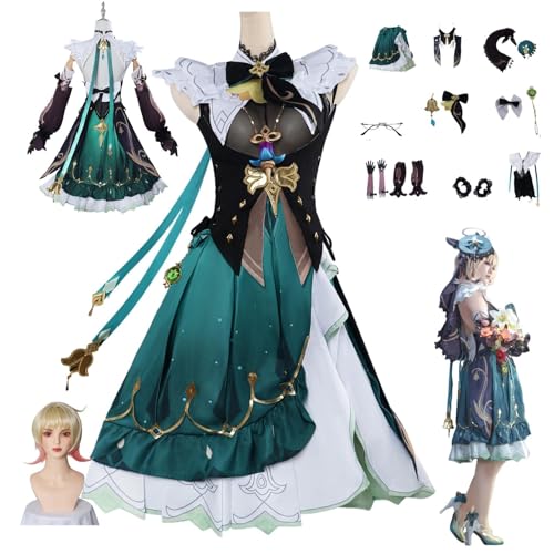 ZYJKGL Anime Genshin Impact Cosplay Uniform Emilie Cosplay Kostüm Vollständiges Set – Halloween Party und Anime Konventionen Vollständiges Set Outfit Erwachsene ZYJKGL Anime Genshin Impact Cosplay Uniform Emilie Cosplay Kostüm Vollständiges Set – Halloween Party und Anime Konventionen Vollständiges Set Outfit Erwachsene von ZYJKGL