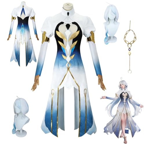 ZYJKGL Anime Genshin Impact Cosplay Uniform Furina Cosplay Kostüm Vollständiges Set – Halloween Party und Anime Konventionen Vollständiges Set Outfit Erwachsene ZYJKGL Anime Genshin Impact Cosplay Uniform Furina Cosplay Kostüm Vollständiges Set – Halloween Party und Anime Konventionen Vollständiges Set Outfit Erwachsene von ZYJKGL