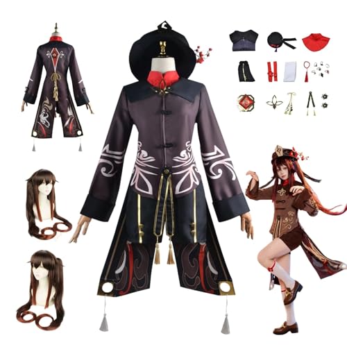 ZYJKGL Anime Genshin Impact Cosplay Uniform Hu Tao Cosplay Kostüm Vollständiges Set – Halloween Party und Anime Konventionen Vollständiges Set Outfit Erwachsene ZYJKGL Anime Genshin Impact Cosplay Uniform Hu Tao Cosplay Kostüm Vollständiges Set – Halloween Party und Anime Konventionen Vollständiges Set Outfit Erwachsene von ZYJKGL