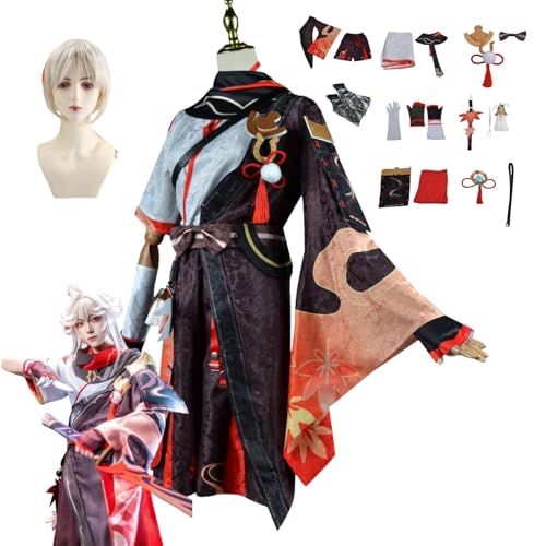 ZYJKGL Anime Genshin Impact Cosplay Uniform Kaedehara Kazuha Cosplay Kostüm Vollständiges Set – Halloween Party und Anime Konventionen Vollständiges Set Outfit Erwachsene ZYJKGL Anime Genshin Impact Cosplay Uniform Kaedehara Kazuha Cosplay Kostüm Vollständiges Set – Halloween Party und Anime Konventionen Vollständiges Set Outfit Erwachsene von ZYJKGL