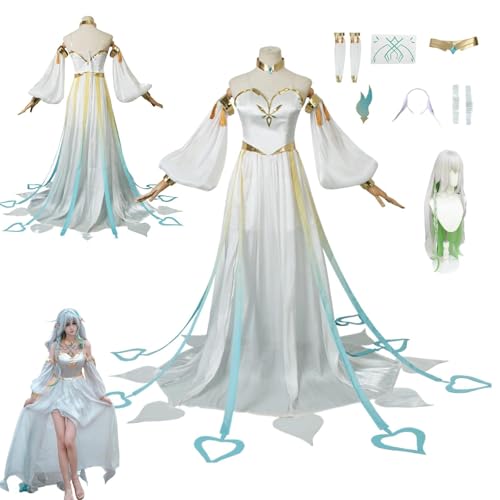 ZYJKGL Anime Genshin Impact Cosplay Uniform Nahida Cosplay Kostüm Vollständiges Set – Halloween Party und Anime Konventionen Vollständiges Set Outfit Erwachsene von ZYJKGL