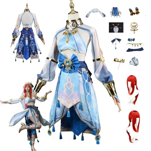 ZYJKGL Anime Genshin Impact Cosplay Uniform Nilou Cosplay Kostüm Vollständiges Set – Halloween Party und Anime Konventionen Vollständiges Set Outfit Erwachsene ZYJKGL Anime Genshin Impact Cosplay Uniform Nilou Cosplay Kostüm Vollständiges Set – Halloween Party und Anime Konventionen Vollständiges Set Outfit Erwachsene von ZYJKGL