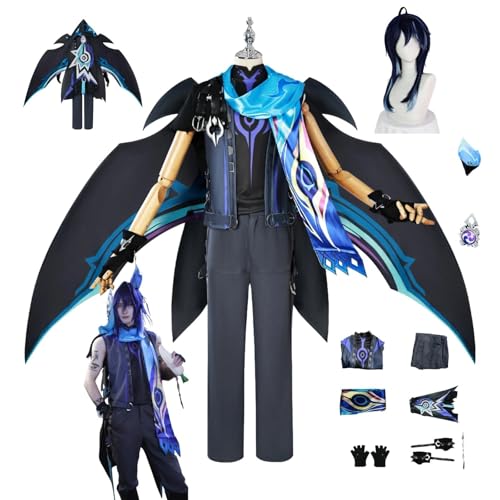 ZYJKGL Anime Genshin Impact Cosplay Uniform Ororon Cosplay Kostüm Vollständiges Set – Halloween Party und Anime Konventionen Vollständiges Set Outfit Erwachsene von ZYJKGL