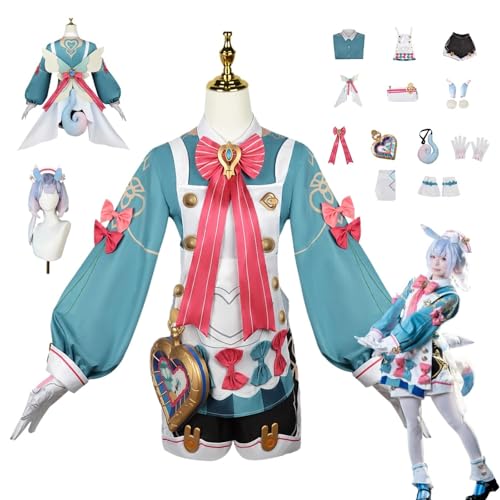 ZYJKGL Anime Genshin Impact Cosplay Uniform Sigewinne Cosplay Kostüm Vollständiges Set – Halloween Party und Anime Konventionen Vollständiges Set Outfit Erwachsene von ZYJKGL