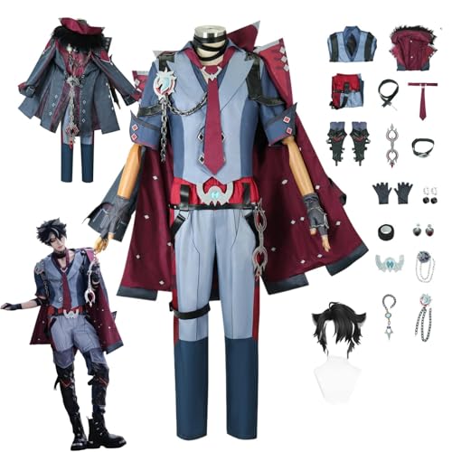 ZYJKGL Anime Genshin Impact Cosplay Uniform Wriothesley Cosplay Kostüm Vollständiges Set – Halloween Party und Anime Konventionen Vollständiges Set Outfit Erwachsene ZYJKGL Anime Genshin Impact Cosplay Uniform Wriothesley Cosplay Kostüm Vollständiges Set – Halloween Party und Anime Konventionen Vollständiges Set Outfit Erwachsene von ZYJKGL