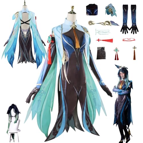 ZYJKGL Anime Genshin Impact Cosplay Uniform Xianyun Cosplay Kostüm Vollständiges Set – Halloween Party und Anime Konventionen Vollständiges Set Outfit Erwachsene ZYJKGL Anime Genshin Impact Cosplay Uniform Xianyun Cosplay Kostüm Vollständiges Set – Halloween Party und Anime Konventionen Vollständiges Set Outfit Erwachsene von ZYJKGL